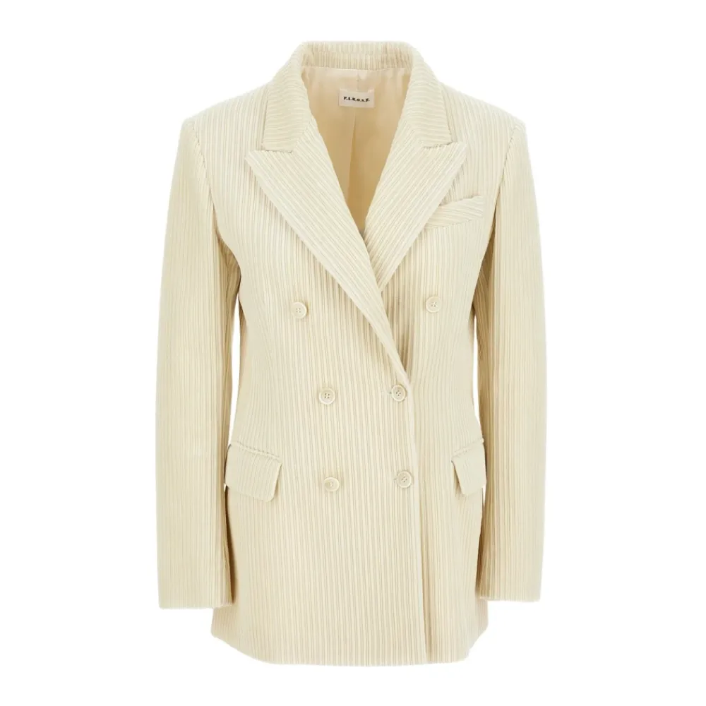 DAMES P.A.R.O.S.H. Jassen^Double-breasted Corduroy Jacket