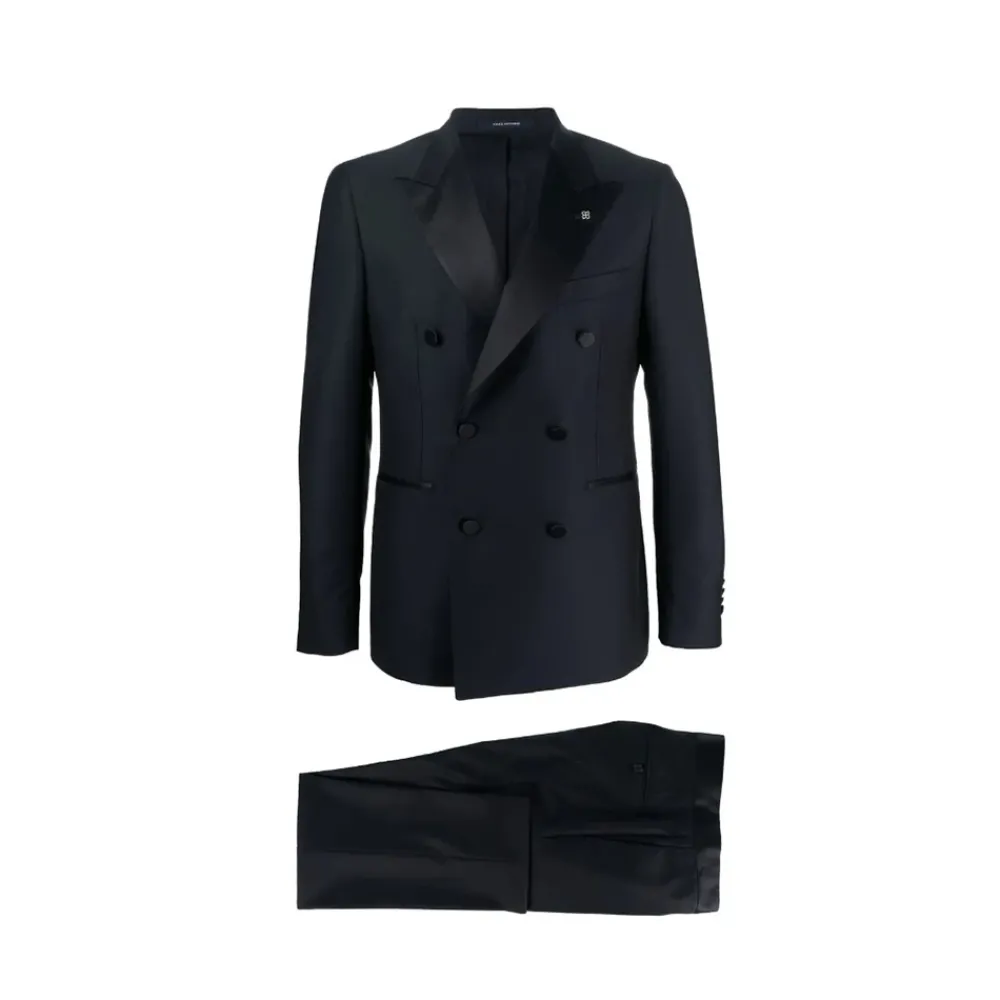 Heren Tagliatore Double-Breasted Smoking Jacket