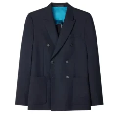 Heren Paul Smith Jassen^Double-breasted wollen blazer