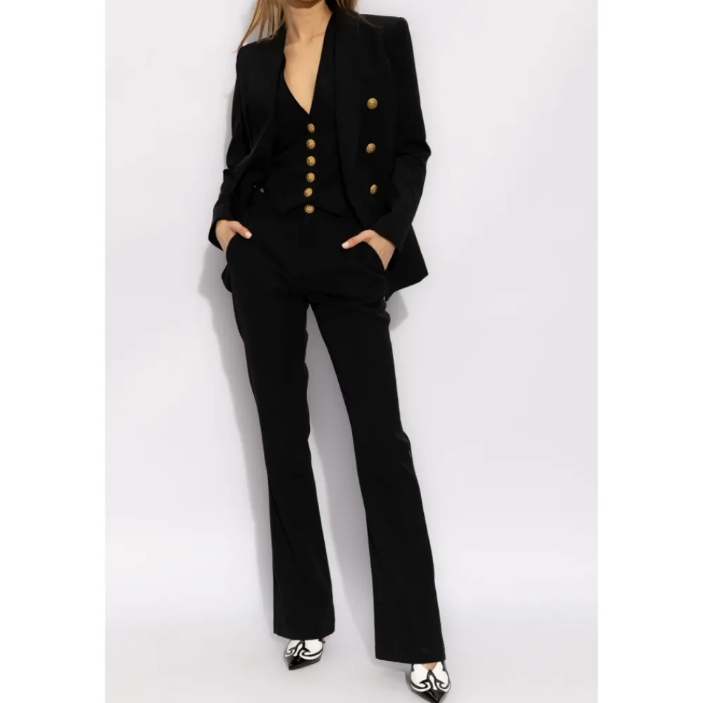 DAMES Balmain Double-Breasted Wollen Blazer