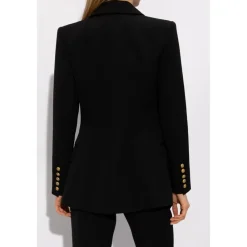 DAMES Balmain Double-Breasted Wollen Blazer