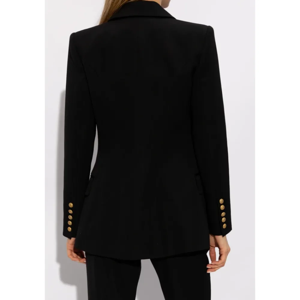 DAMES Balmain Double-Breasted Wollen Blazer