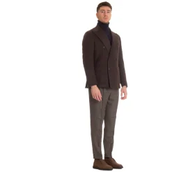 Heren Tagliatore Double-Breasted Wollen Jas