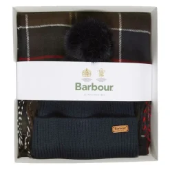 Barbour Dover Beanie & Hailes Scarf Set