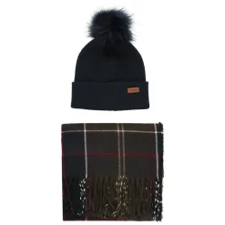 Barbour Dover Beanie & Hailes Scarf Geschenkset