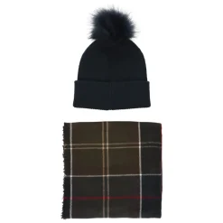 Barbour Dover Beanie & Hailes Scarf Geschenkset