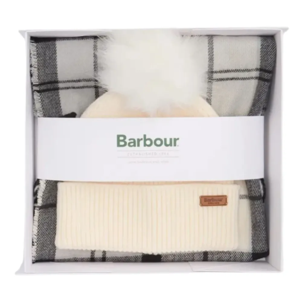 Barbour Dover Beanie & Hailes Scarf Geschenkset