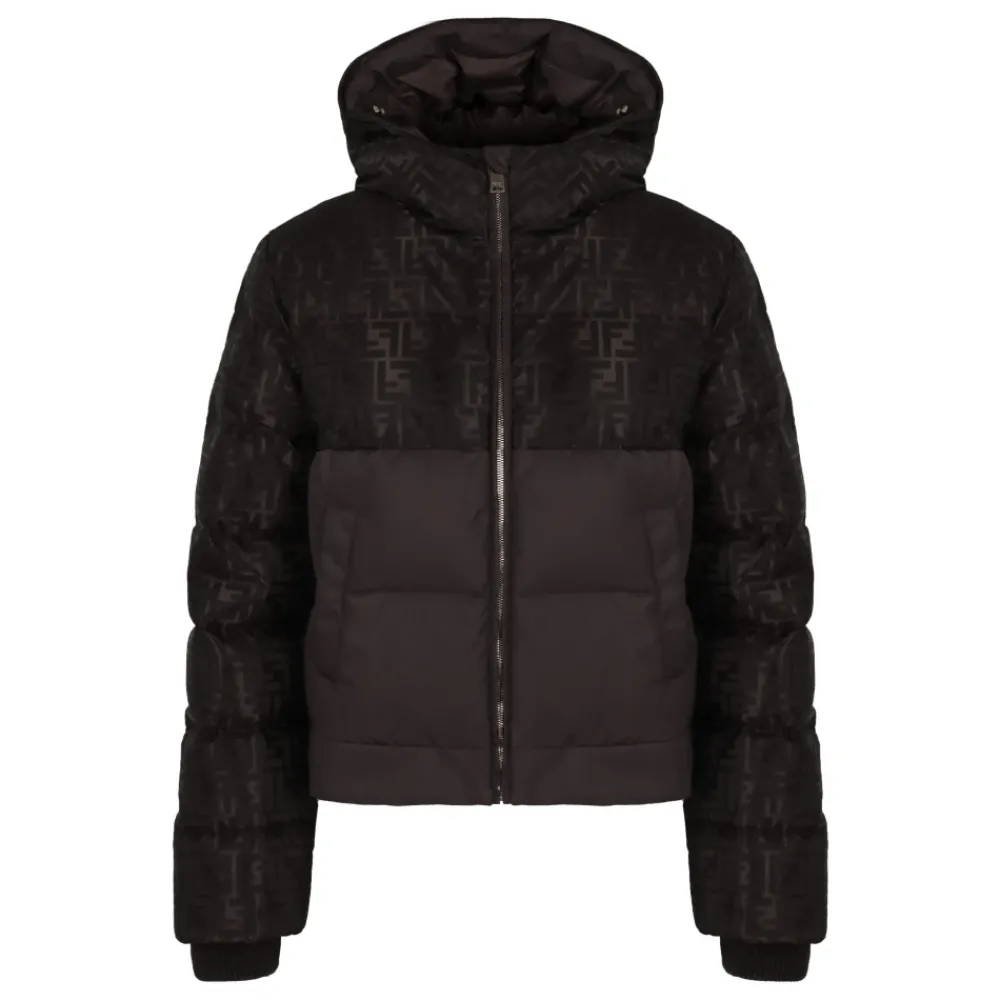 DAMES Fendi Down Jacket in Nylon FF