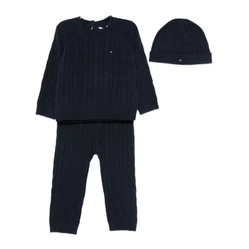 Tommy Hilfiger Driedelige kabeltrui set