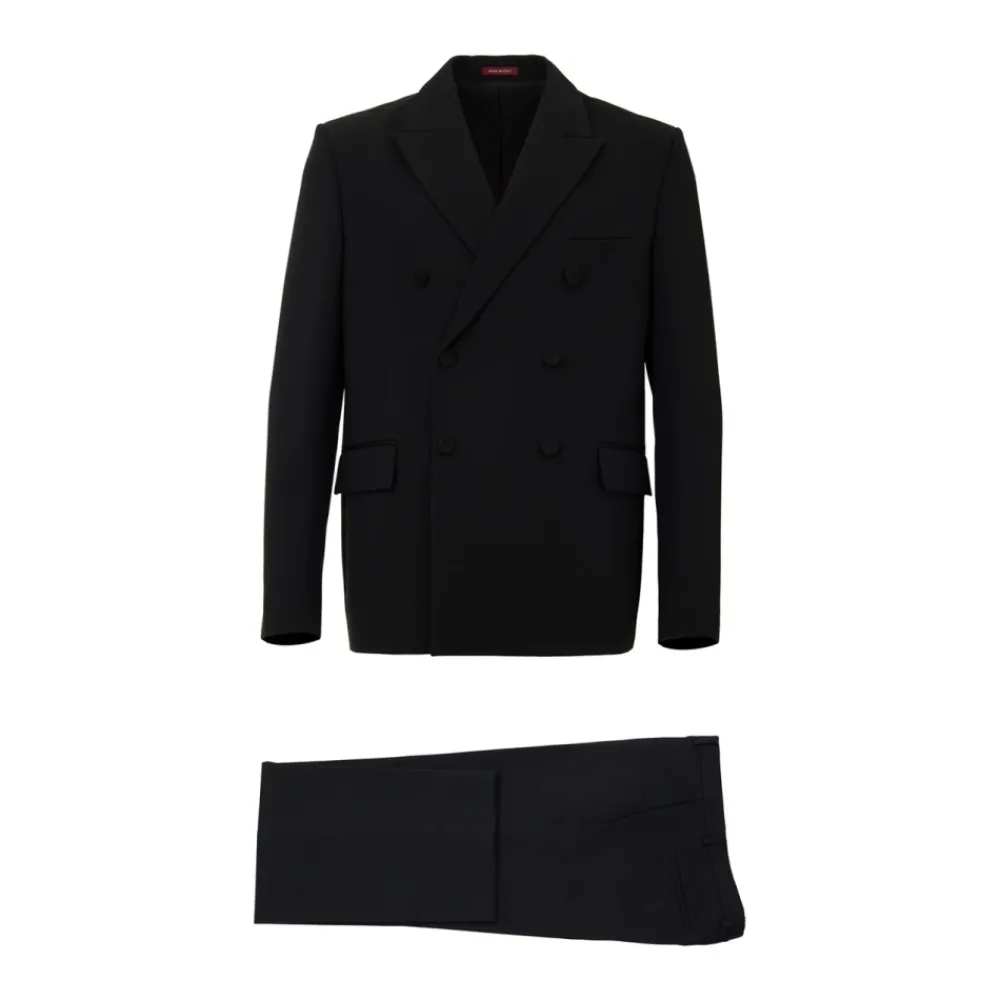 Heren Gucci Kostuums^Dubbelbreasted pak in