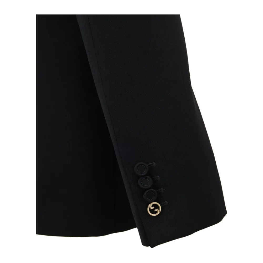 Heren Gucci Kostuums^Dubbelbreasted pak in