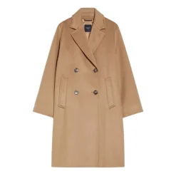 DAMES Weekend Max Mara Trenchcoats & Mantels^Dubbelbreasted wollen jas recht model