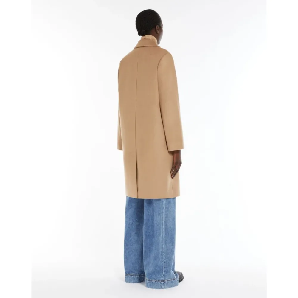 DAMES Weekend Max Mara Trenchcoats & Mantels^Dubbelbreasted wollen jas recht model