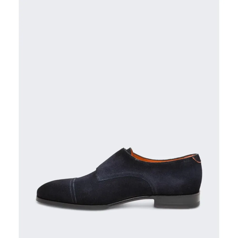 Heren Santoni Instappers & Slip Ons|Nette Schoenen^Dubbele gesp loafer