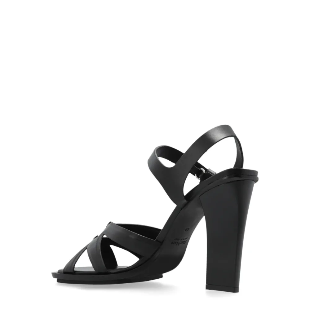 DAMES Max Mara Sandalen^Dubbele hoge sandalen met hak
