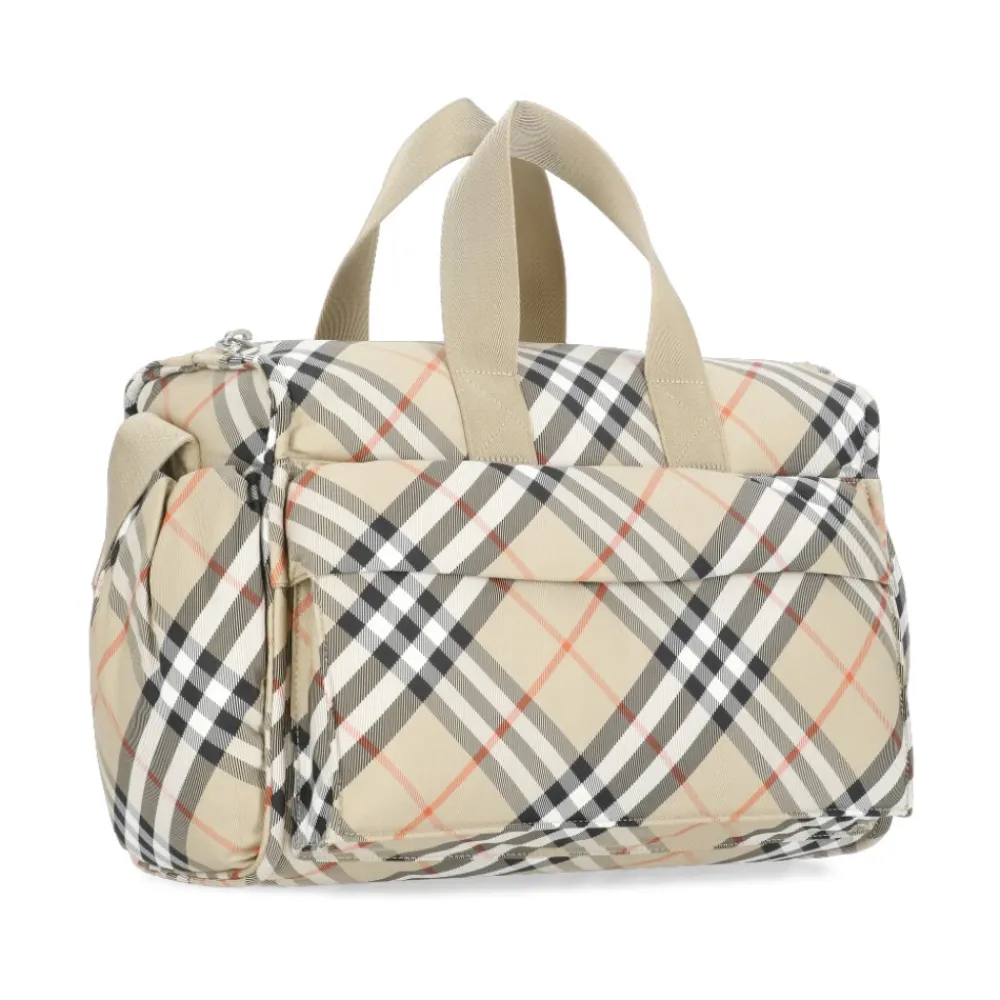 DAMES Burberry Weekendtassen^Duffel Bag met Ruitpatroon