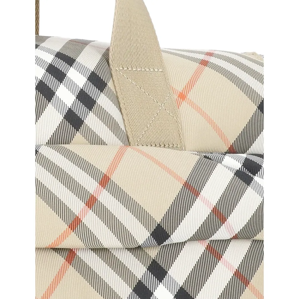 DAMES Burberry Weekendtassen^Duffel Bag met Ruitpatroon