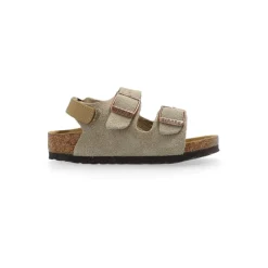 Birkenstock Duifgrijze Sandalen met Gespbanden