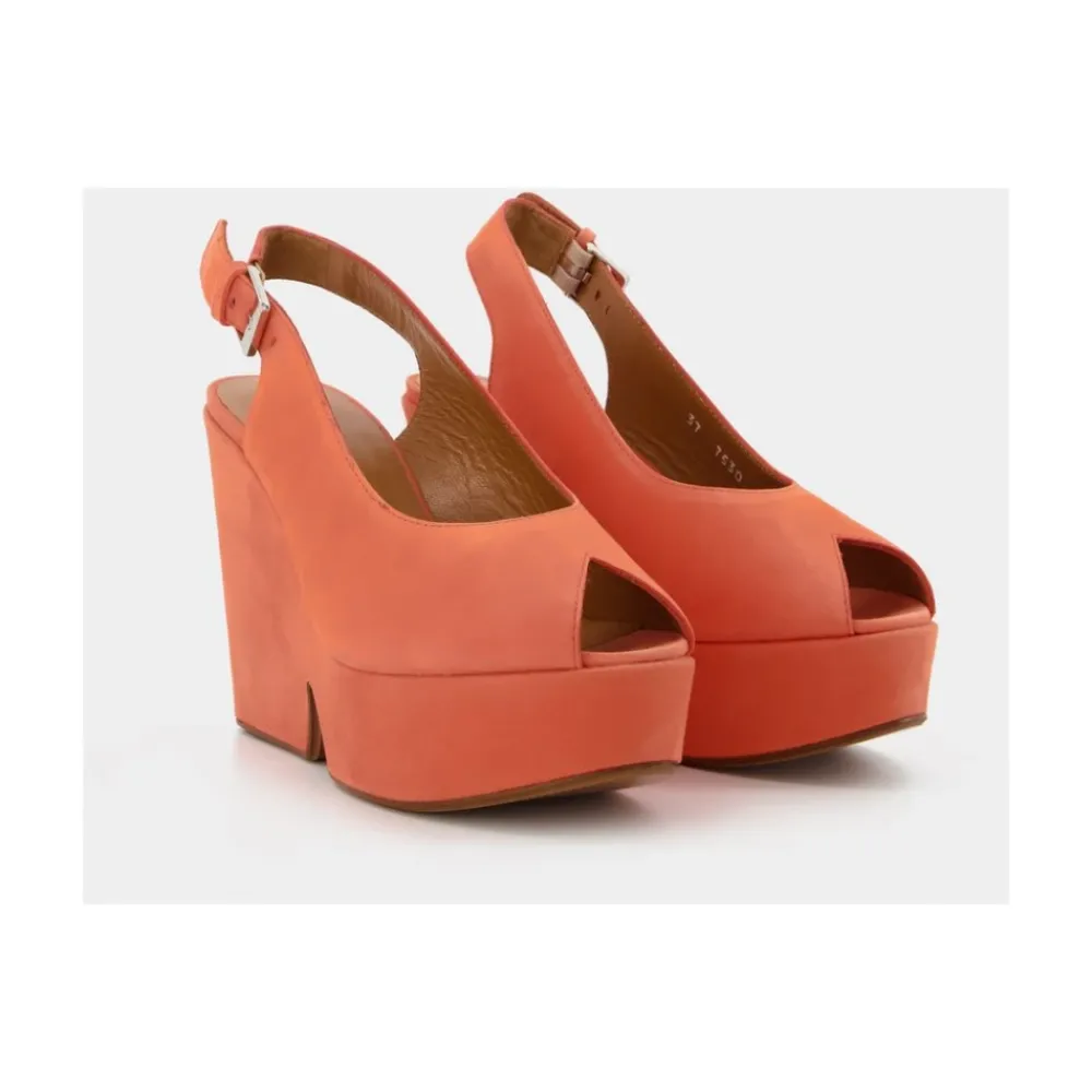 DAMES Clergerie Sleehakken^Dylan9 sandalen in leer