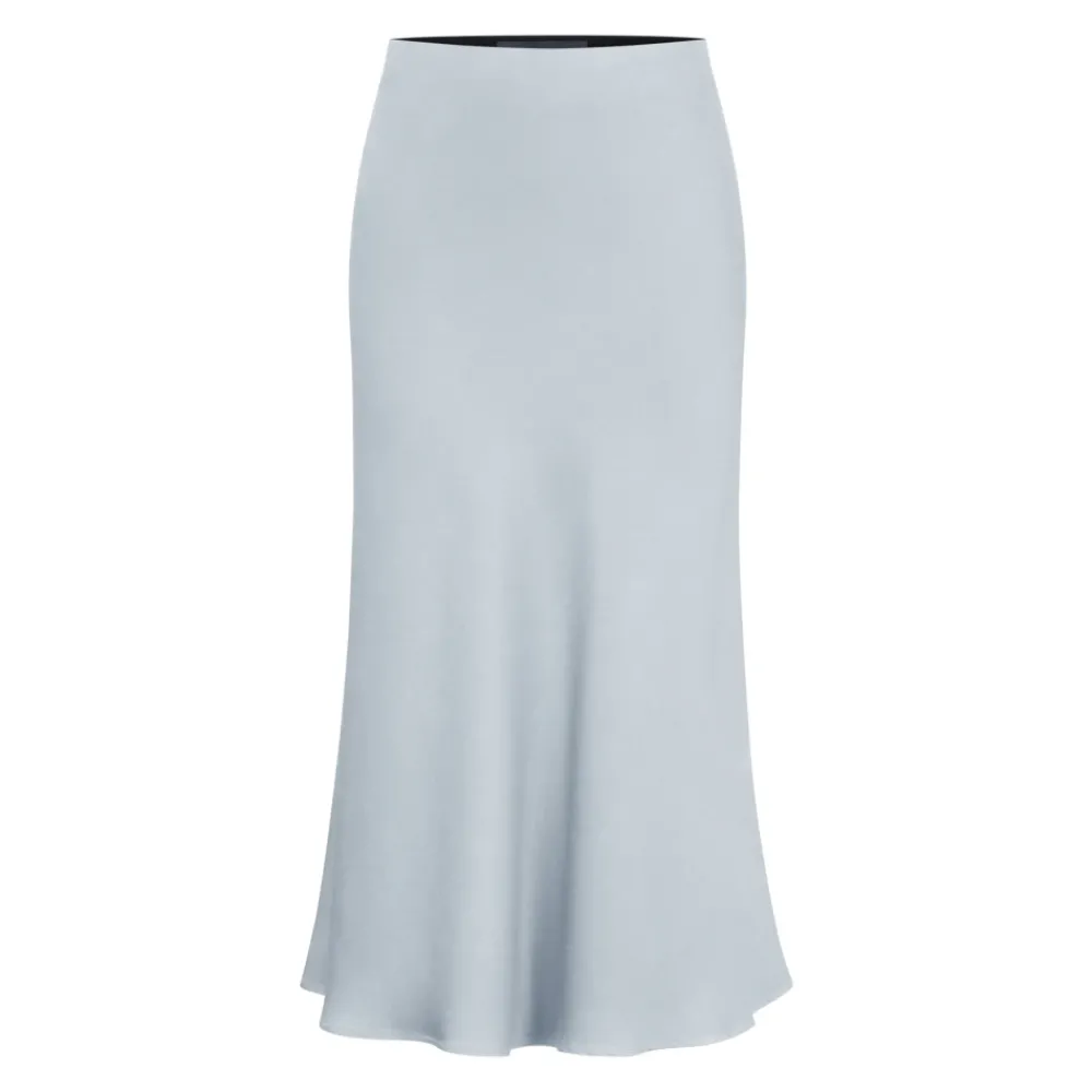 DAMES Drykorn Rokken^Elastische Midi Slip Rok met Tailleband