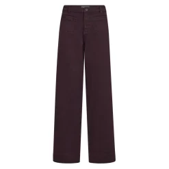 DAMES MOS MOSH Elegant Wide Leg Pants Fudge