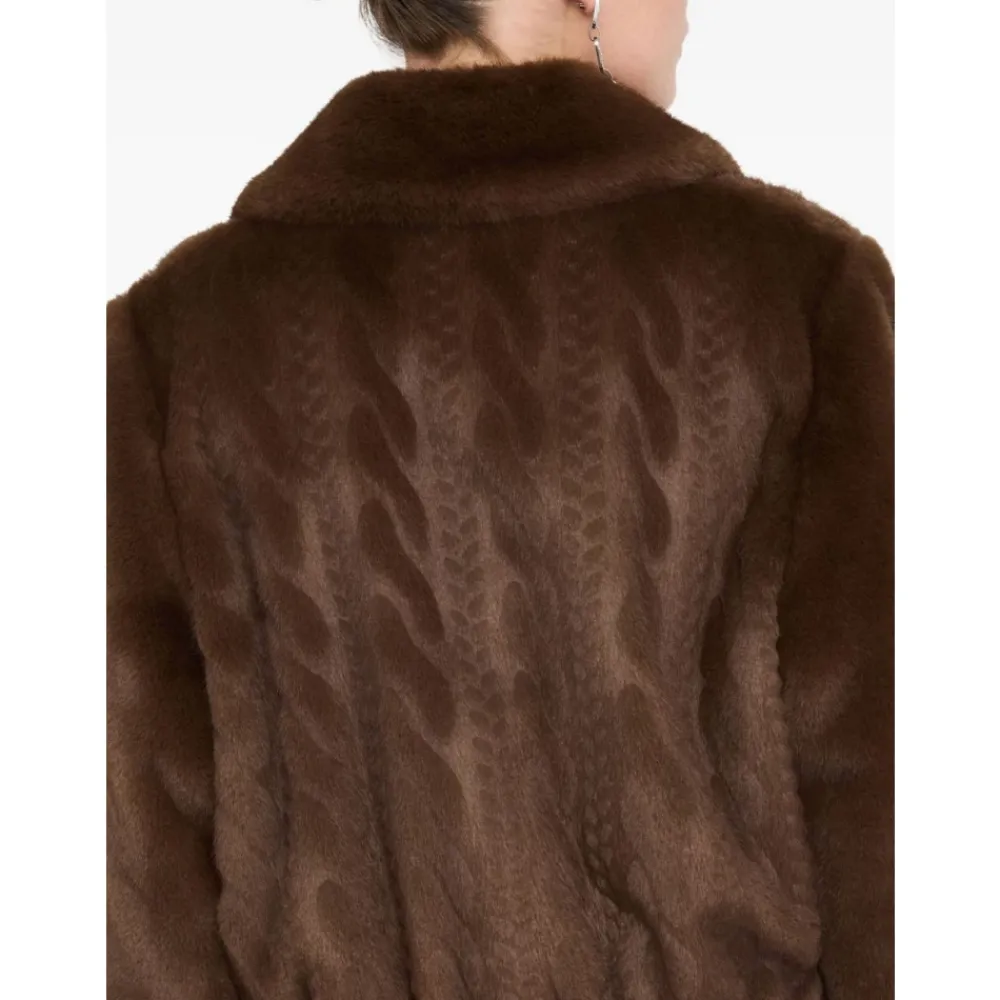 DAMES Liu Jo Elegante Chocolade Jas AW25