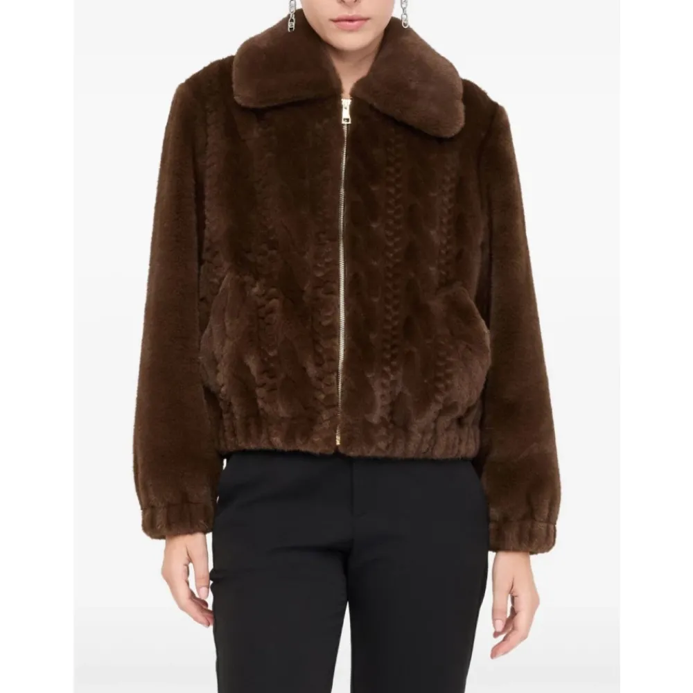 DAMES Liu Jo Elegante Chocolade Jas AW25