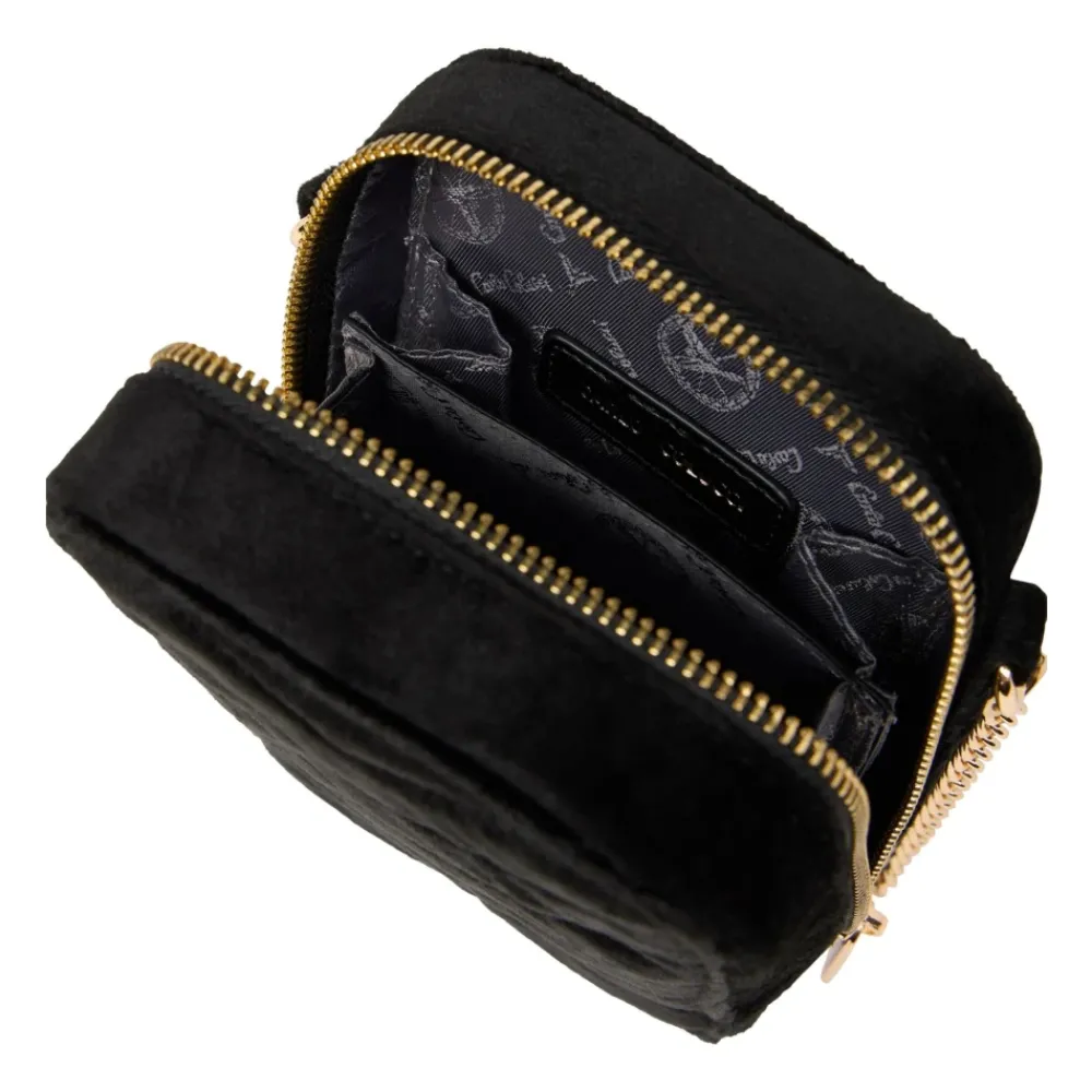 DAMES Carlo Colucci Heuptassen^Elegante Fluweel Schoudertas