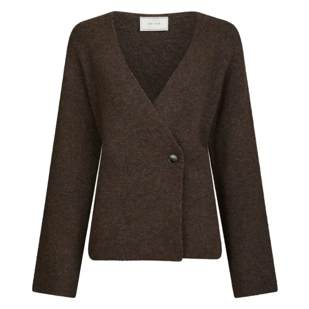 DAMES Neo Noir Elegante gebreide vest met V-hals