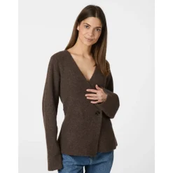 DAMES Neo Noir Elegante gebreide vest met V-hals