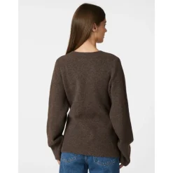 DAMES Neo Noir Elegante gebreide vest met V-hals