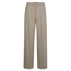 DAMES MOS MOSH Broeken^Elegante Kamelen Tweed Broek