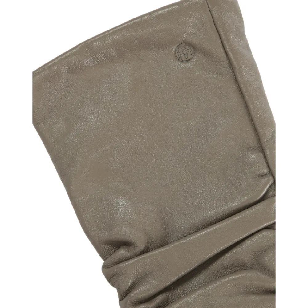 DAMES Kazar Handschoenen^Elegante lange leren handschoenen met touchscreenfunctie