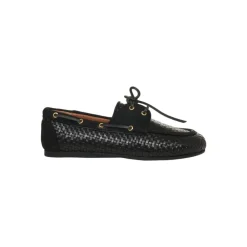 DAMES Billi Bi Elegante Leren Mocassins Nero AW25