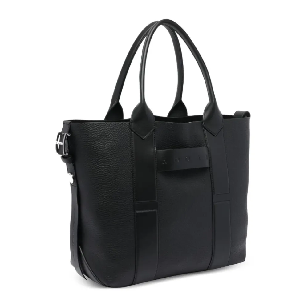 DAMES Hogan Shoppers^Elegante Leren Shopper Tas