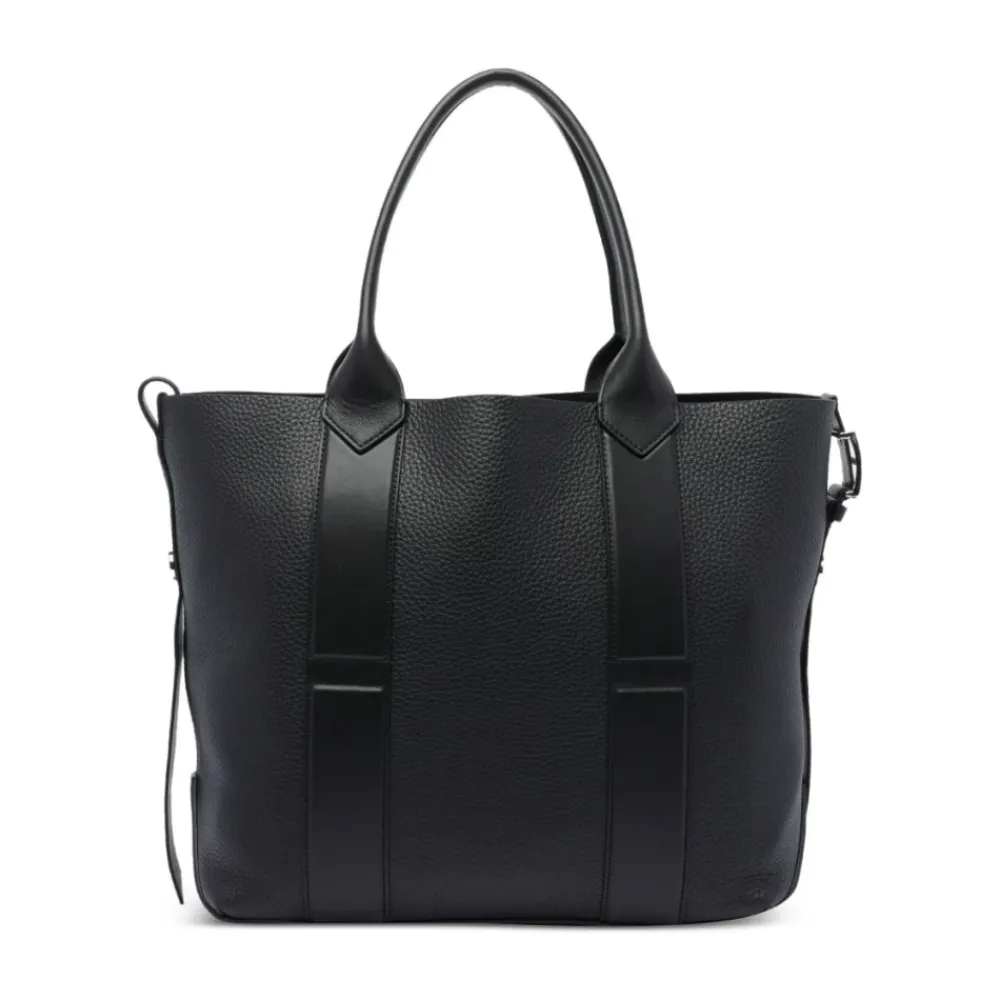 DAMES Hogan Shoppers^Elegante Leren Shopper Tas