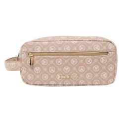 DAMES Carlo Colucci Elegante Logo Print Toilettas