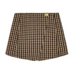 DAMES Ganni Rokken^Elegante Marrone Rok AW25