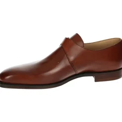 Heren Crockett & Jones Nette Schoenen^Elegante Monkton Business Schoenen in Cognac