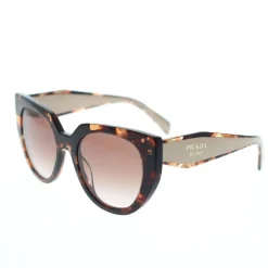 Heren Prada Zonnebrillen^Elegante Oversized Cat-Eye Zonnebril