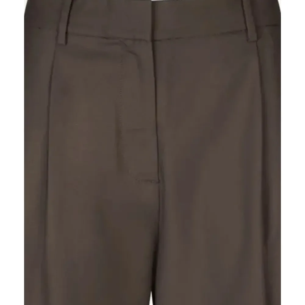 DAMES Samsøe Samsøe Broeken^Elegante Wijde Broek met Stretchstof