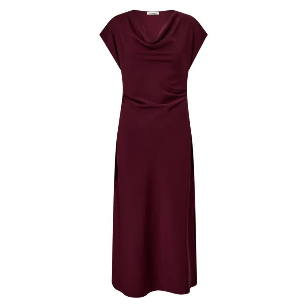 DAMES Co'Couture Elegante Wing Jurk met Waterval Detail