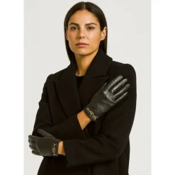 DAMES Twinset Elegante e Handschoenen met Gouden Detail