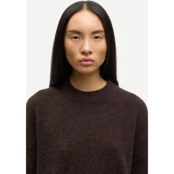 DAMES Samsøe Samsøe Truien & Vesten^Elegante zwarte koffietop