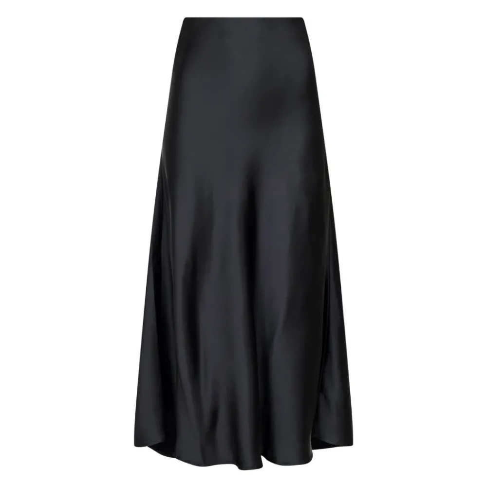 DAMES Neo Noir Elegante e Satijnen Rok