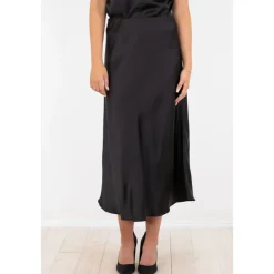 DAMES Neo Noir Elegante e Satijnen Rok