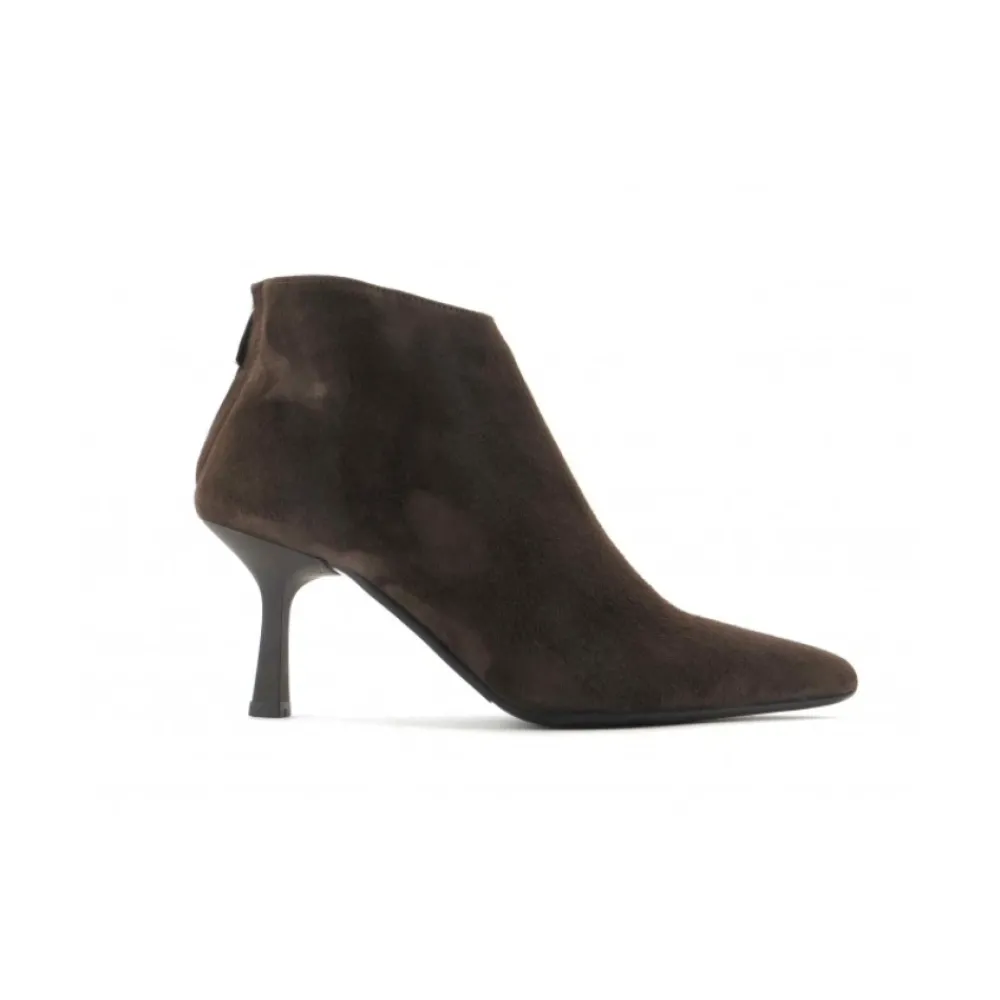 DAMES Gisel Moire Enkellaarsjes^Elise Ankle Boots