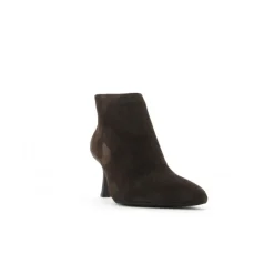 DAMES Gisel Moire Enkellaarsjes^Elise Ankle Boots