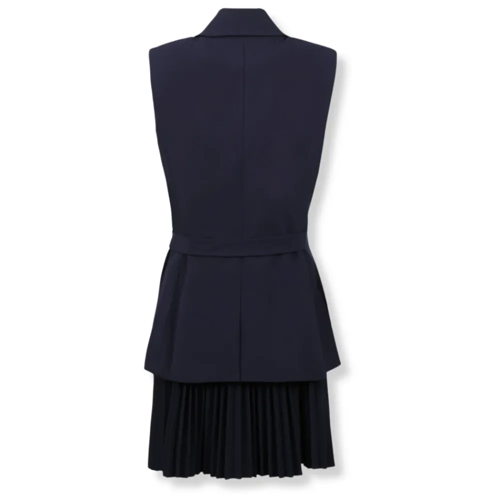 DAMES Simkhai Eman Pleated Mini Dress