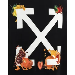 DAMES Off White Hoodies & Sweatvesten^Emb Fruits Arrow Hoodie